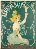 Absinthe Blanqui Blikkskilt