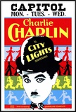 City Lights Framed Canvas Print