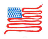 American Badass Serigrafie von  Ashkahn