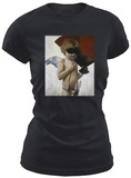 Juniors: Cupid at the Masquerade Ball T-shirts by Franz Von Stuck