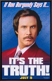 Anchorman: The Legend of Ron Burgundy Impressão em tela emoldurada
