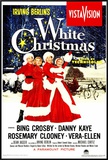 White Christmas Framed Canvas Print