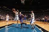 New York Knicks v Minneapolis Timberwolves, Minneapolis, MN, Feb 11: Jeremy Lin, Ricky Rubio Photographie par David Sherman