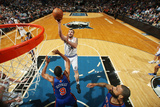 New York Knicks v Minneapolis Timberwolves, Minneapolis, MN, Feb 11: Nikola Pekovic, Jared Jeffries Photographic Print by David Sherman