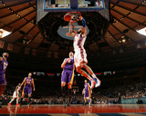 New York Knicks v Los Angeles Lakers, New York, NY, Feb 10: Tyson Chandler, Josh McRoberts Photographie par Nathaniel S. Butler