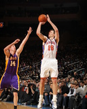 New York Knicks v Los Angeles Lakers, New York, NY, Feb 10: Steve Novak, Troy Murphy Photographic Print