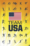 London 2012 Olympics - Team USA Posters