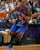 New York Knicks v Minneapolis Timberwolves, Minneapolis, MN, Feb 11: Iman Shumpert Photographic Print by David Sherman