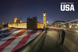London 2012 Olympics - Team USA - Flag Pósters London 2012 Olympics - Team USA - Flag Pósters