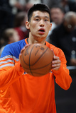New York Knicks v Minneapolis Timberwolves, Minneapolis, MN, Feb 11: Jeremy Lin Photographie par David Sherman