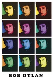 Bob Dylan Color Poster