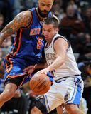 New York Knicks v MinneapolisTimberwolves, Minneapolis, MN, Feb 11: Jose Juan Barea, Tyson Chandler Photographic Print by David Sherman