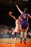 New York Knicks v Los Angeles Lakers, New York, NY, Feb 10: Jeremy Lin, Pau Gasol Photographic Print