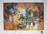 Papier De Riz - Paysage Marin Collectable Print by Lebadang 