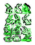 Lagoglyphs : The Bunny Variations 03 Limitierte Auflage von Eduardo Kac