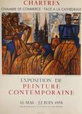 Exposition Chartres Samlertryk af Marcel Gromaire