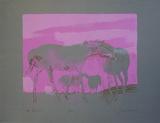 Les Chevaux Blancs Limited Edition by Paul Guiramand
