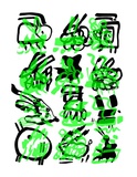 Lagoglyphs : The Bunny Variations 01 Limitierte Auflage von Eduardo Kac