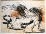 Les Deux Panthères Limited Edition by Jean-marie Guiny