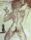 Hommage À Meissonnier I : Nu Gris Lámina coleccionable por Salvador Dalí