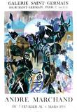 Exposition Galerie Saint Germain Collectable Print by André Marchand