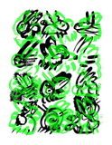 Lagoglyphs : The Bunny Variations 11 Limited Edition by Eduardo Kac
