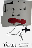 Expo Galerie Lelong 94 Reproductions pour les collectionneurs par Antoni Tapies