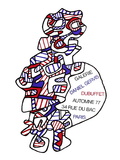 Expo Galerie Daniel Gervis Samlertryk af Jean Dubuffet