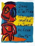 Dans L'Action... Collectable Print by Karel Appel
