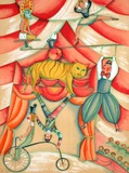 Au Cirque - Le Grand ÉquiIIbre Collectable Print by Françoise Deberdt