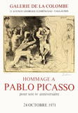 Expo 71 - Galerie de la Colombe Sammlerdrucke von Pablo Picasso
