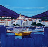 Espagne Cadaquès : barques Collectable Print by Jean Claude Quilici