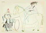 Comédie Humaine : 30.1.54. II Reproductions pour les collectionneurs par Pablo Picasso