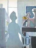 Femme En Bleu Trykk-samleobjekter av Francisco Bores Femme En Bleu Trykk-samleobjekter av Francisco Bores