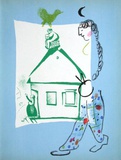 Cl - La Maison De Mon Village Reproductions pour les collectionneurs par Marc Chagall