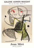 Expo 83 - Galerie Maeght Samlingstryck av Joan Miró