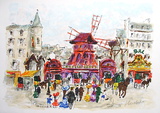 Paris, Le MouIIn Rouge II Limited Edition by Urbain Huchet