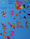 Invitation À La Danse Serigraph by Niki De Saint Phalle