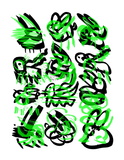 Lagoglyphs : The Bunny Variations 05 Edition limitée par Eduardo Kac