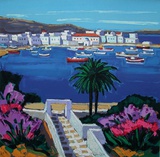 Mykonos : un jardin Collectable Print by Jean Claude Quilici