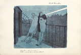 Nuit Blanche Collectable Print by Jean-Gabriel Domergue