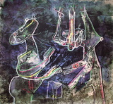 Mes Dessins Serigrafie von Roberto Matta