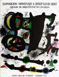 Expo 72 - Homenaje A Josep-Lluis Sert Lámina coleccionable por Joan Miró