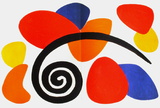Dlm173 - Composition VII Collectable Print by Alexander Calder