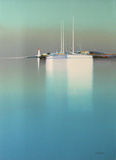 Mâts Et Reflêts Collectable Print by Pierre Doutreleau