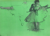 Danseuse À La Barre Collectable Print by Edgar Degas