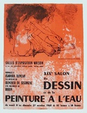 Expo Salon Du Dessin Collectable Print by Jean Jansem