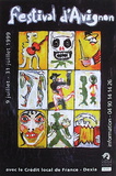 Festival D'Avignon 1999 Art by Ricardo Mosner