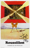 Affiches Sncf : Roussillon Lámina coleccionable por Salvador Dalí