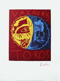Toros Vallauris Serigraph van Pablo Picasso Toros Vallauris Serigraph van Pablo Picasso